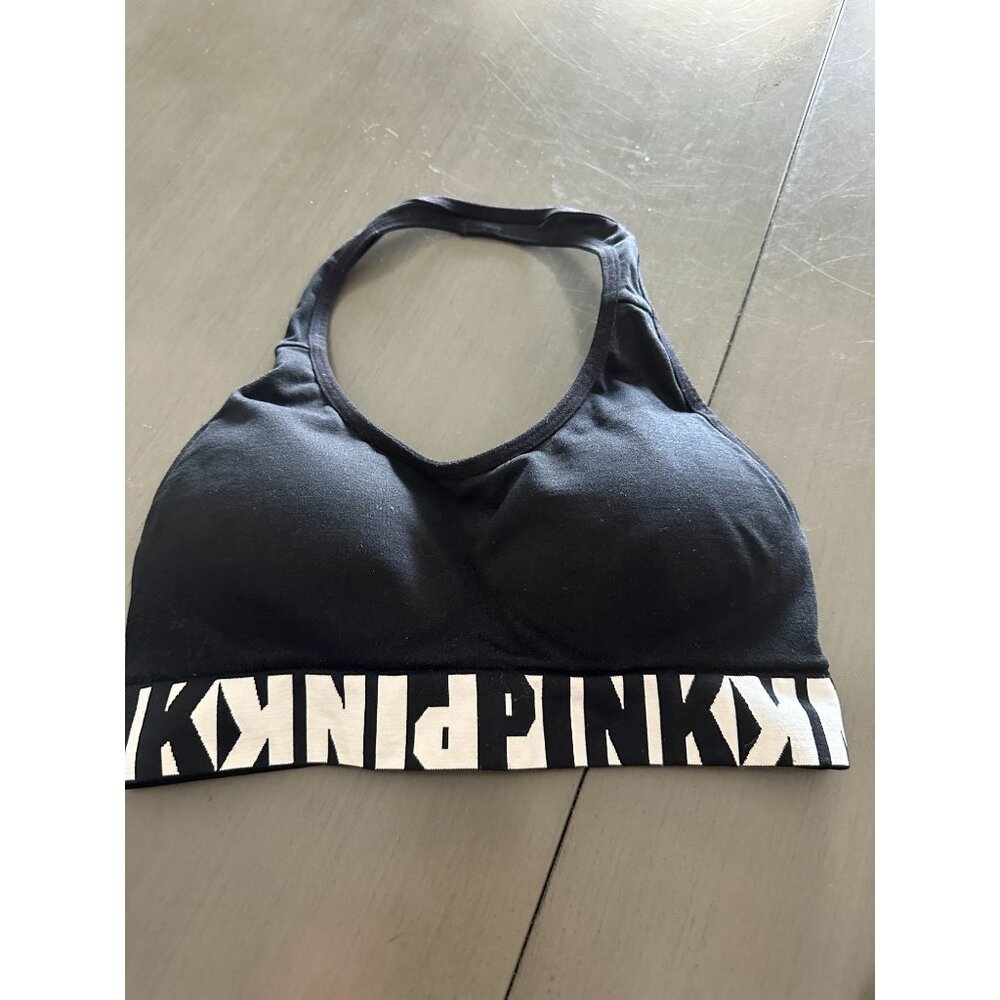 VIctoria Secret Pink Halter‎ Bra w built in padding/shape